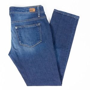 Paige Jimmy Jimmy Skinny Womens Jeans Faded Dark Wash Size 27/30